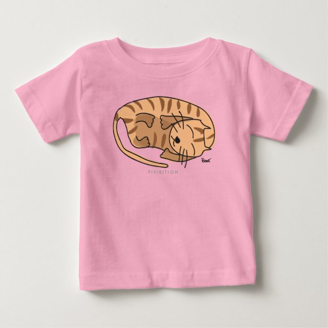 Sleeping Cat Infant Organic Creeper (Front)