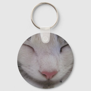 Sleeping Cat Key Ring