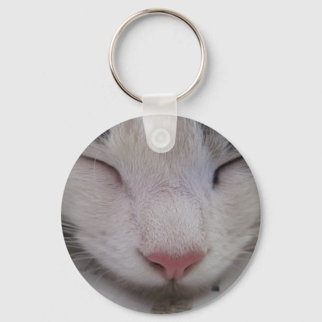 Sleeping Cat Key Ring (Front)