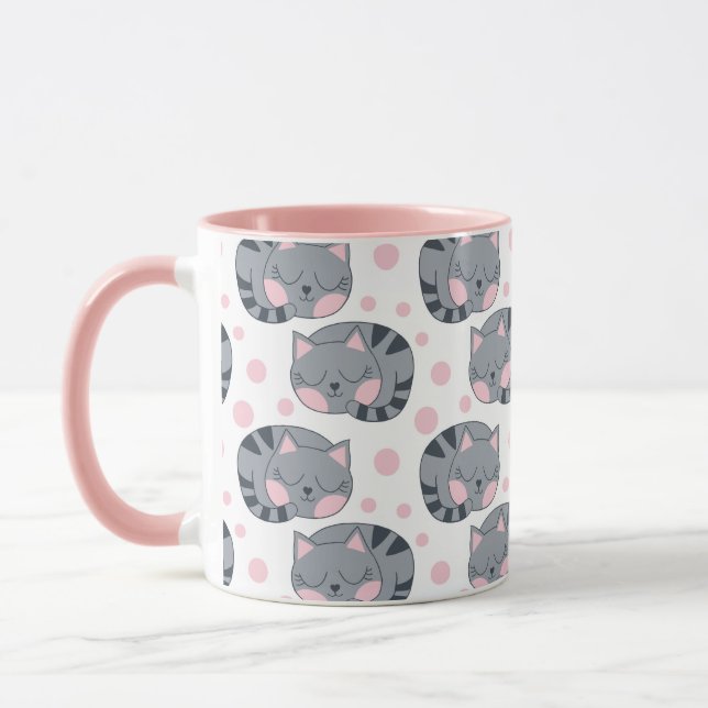 Sleeping Cat Mug (Left)