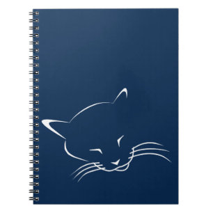 Sleeping cat notebook