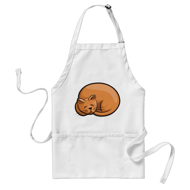 Sleeping Cat Standard Apron (Front)