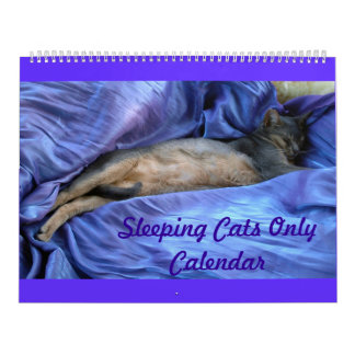 Sleeping Cats Calendar