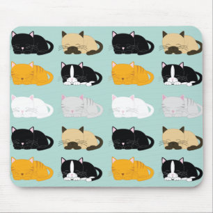 Sleeping Cats Mouse Mat