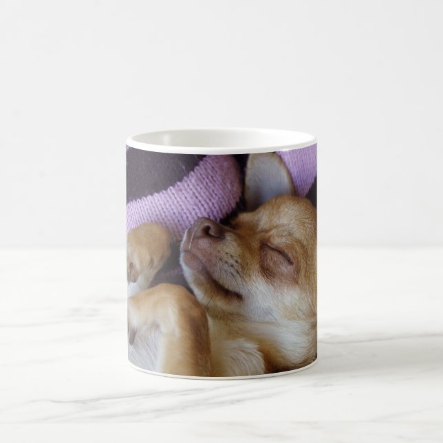 Sleeping Chihuahua Coffee Mug (Center)
