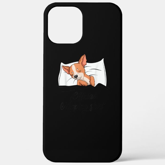 Sleeping Chihuahua |Pyjamas Dog Lover Gift Case-Mate iPhone Case (Back)
