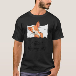 Sleeping Chihuahua Pyjamas Dog Lover  Official Nap T-Shirt