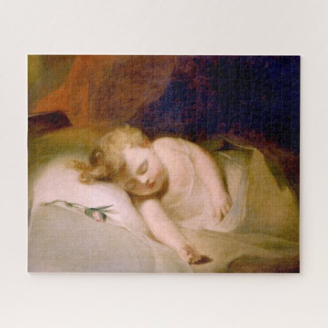 Sleeping Child (by Thomas Sully) Jigsaw Puzzle (Horizontal)