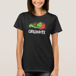 Sleeping Chill Turtle Cushion T-Shirt