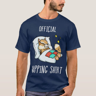 Sleeping Chipmunk Pyjamas Sleepyhead  T-Shirt