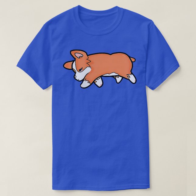 Sleeping Corgi  T-Shirt (Design Front)