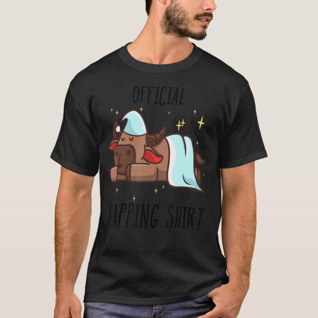 Sleeping Cow Pyjamas Sleepyhead T-Shirt (Front)