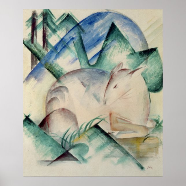 Sleeping Deer Poster (Front)