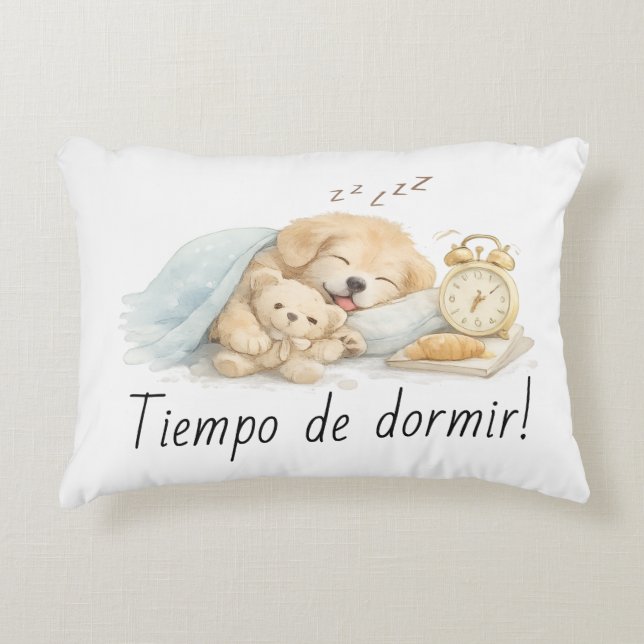 sleeping dog decorative cushion (Front)