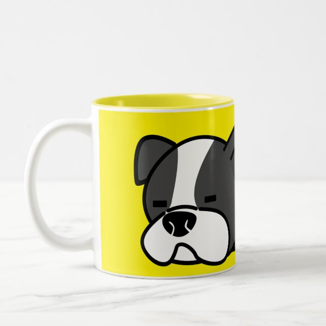 Sleeping Dog  Two-Tone Coffee Mug (Left)