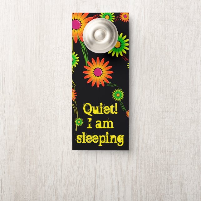 Sleeping Door Hanger (On Knob)