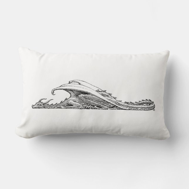 Sleeping Dragon Pillow (Front)