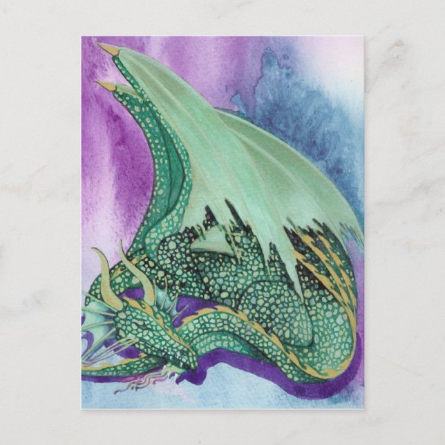 sleeping dragon postcard (Front)