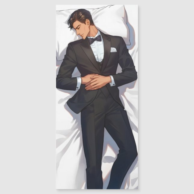 Sleeping Elegant Anime Man (Front)