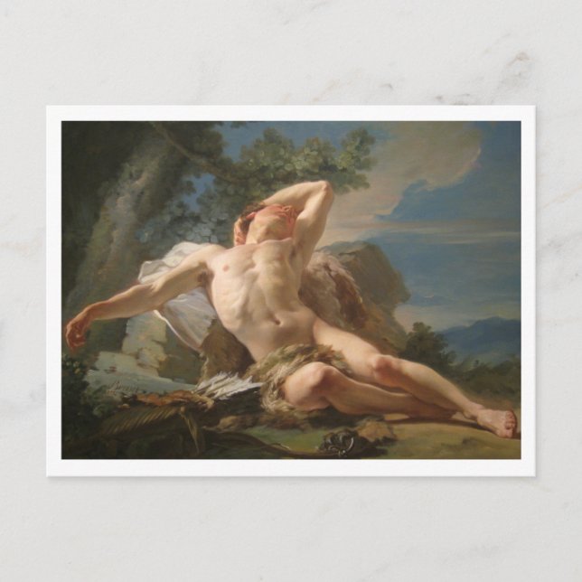 Sleeping Endymion by Nicolas Brenet Postcard (Front)