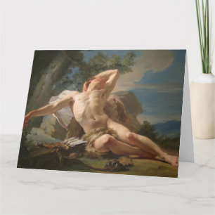 Sleeping Endymion Fine Art Greetings Card