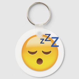 Sleeping Face Emoji Key Ring