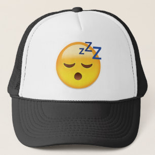 Sleeping Face Emoji Trucker Hat