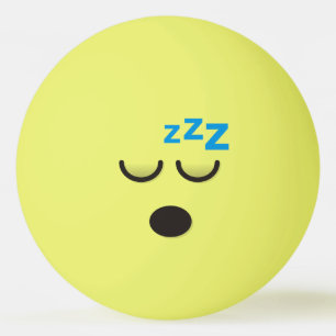 Sleeping Face Ping Pong Ball