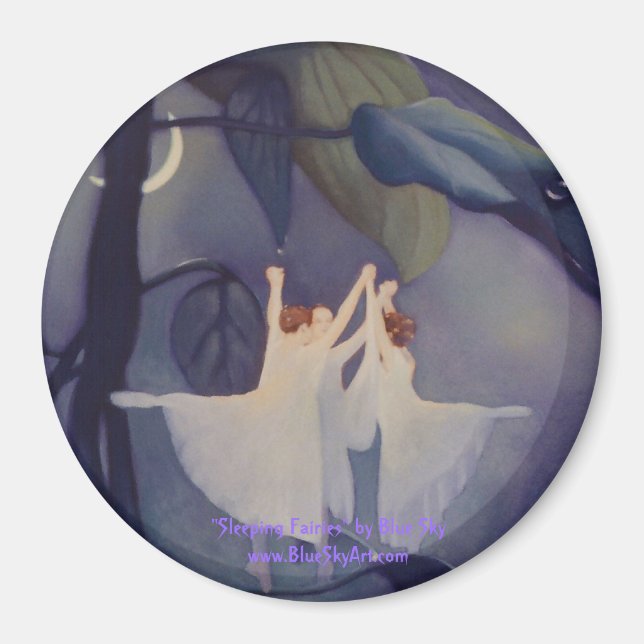 "Sleeping Fairies" by Blue Sky Magnet (Front)