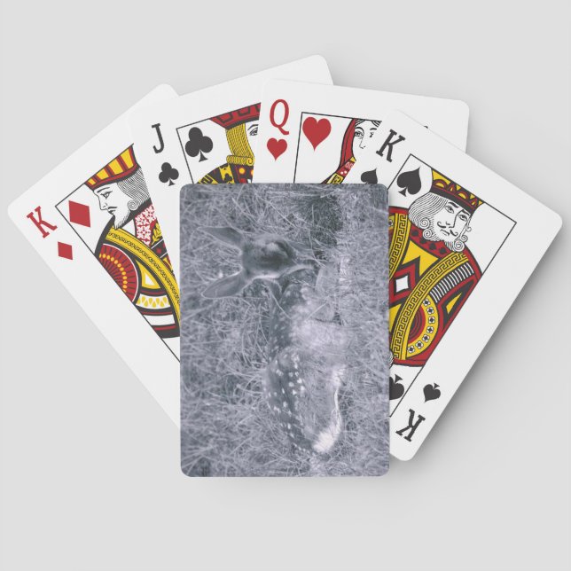 Sleeping Fawn Playing Cards (Back)