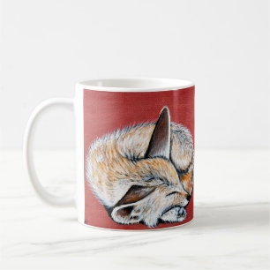 Sleeping Fennec Fox painting Coffee Mug