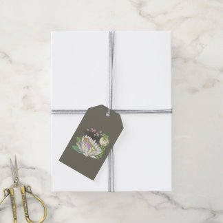 Sleeping Flower Fairy Moonlight Stars Gift Tags