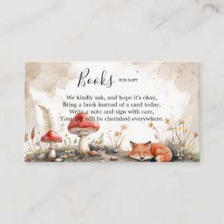 Sleeping Fox Book for Baby Enclosure Card