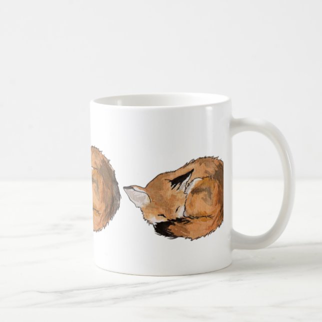 Sleeping Fox Coffee Mug (Right)