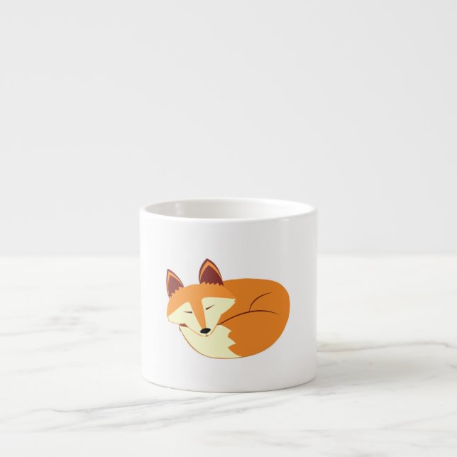 Sleeping Fox Espresso Cup (Front)