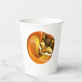 Sleeping Fox Paper Cups