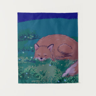 Sleeping Fox Tapestry
