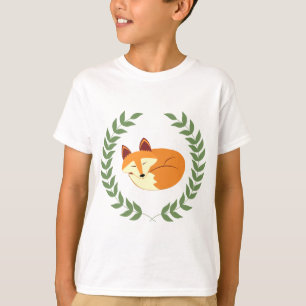 Sleeping Fox with Laurel Wreath T-Shirt