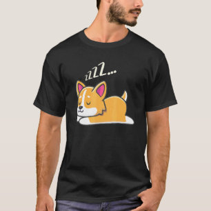 Sleeping Fur Baby Cute And Intelligent Dogs Corgis T-Shirt