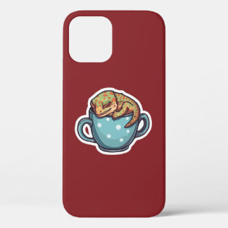 Sleeping gecko iPhone 12 case