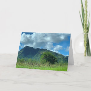 Sleeping Giant Mountain Blank Card