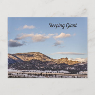 Sleeping Giant with a Blue Sky and Clouds Postcard