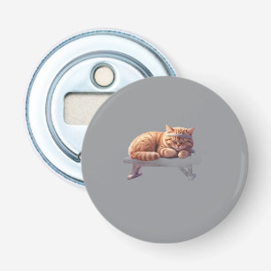 Sleeping Ginger Cat Bottle Opener – Cute Kitten Gi