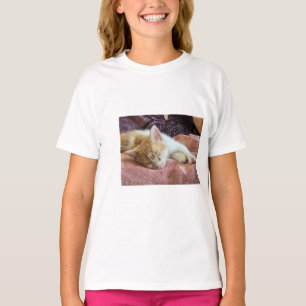 Sleeping ginger kitten T-Shirt