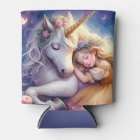Sleeping Girl Unicorn Dreamscape