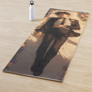 Sleeping Groom Ikemen Anime Yoga Mat