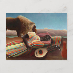 Sleeping Gypsy by Henri Rousseau Postcard