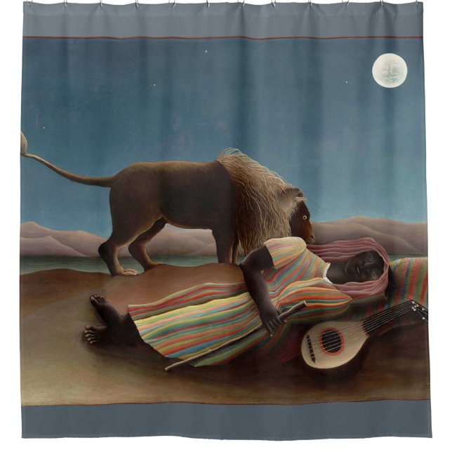 Sleeping Gypsy by Rousseau Shower Curtain (Front)
