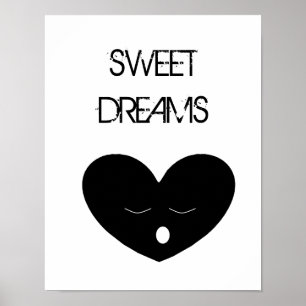 Sleeping Heart Sweet Dreams Poster