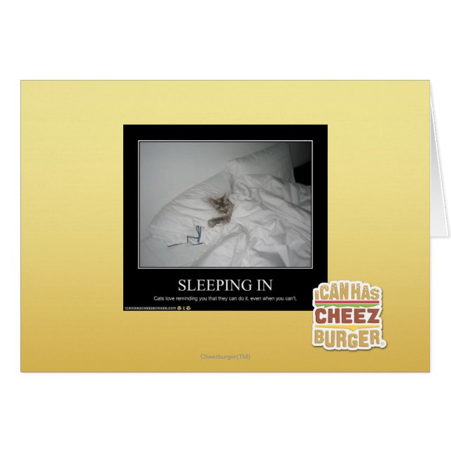 Sleeping In (Front Horizontal)